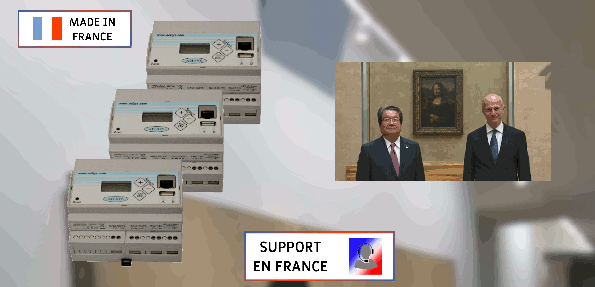 AELSYS - Concepteur et fabricant de systèmes de gestion d'éclairages DALI, DALI2 et DMX